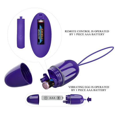 Huevito Vibrador con control Inalámbrico